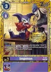 Impmon - P-071 - P (Championship 2023 Gold Card Set) - Foil