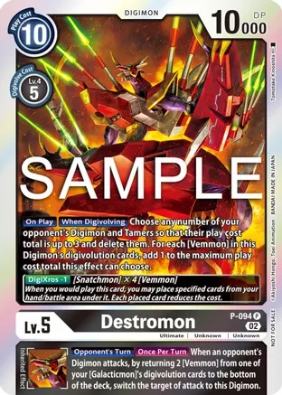 Destromon - P-094 - P (3rd Anniversary Update Pack) - Foil