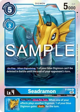 Seadramon - P-098 - P (Limited Card Pack Ver.2) - Foil