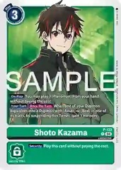 Shoto Kazama - P-133 - P (Digimon Liberator Promotion Pack)