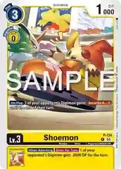 Shoemon - P-134 - P (Digimon Liberator Promotion Pack)