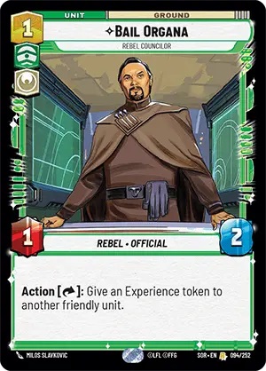 Bail Organa - Rebel Councilor