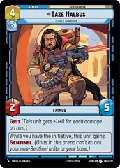 Baze Malbus - Temple Guardian