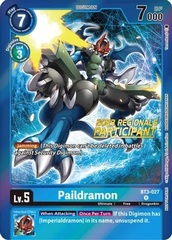 Paildramon - BT3-027 - R (2023 Regionals Participant) - Foil