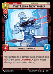 First Legion Snowtrooper - Foil