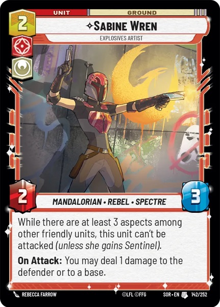 Sabine Wren - Explosives Artist - Foil