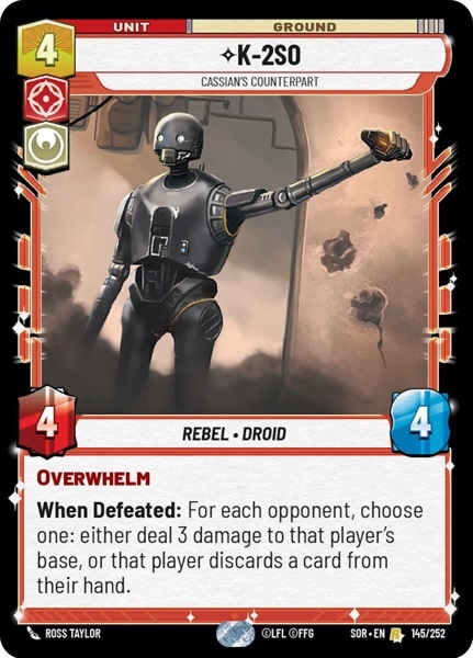 K-2SO - Cassians Counterpart - Foil