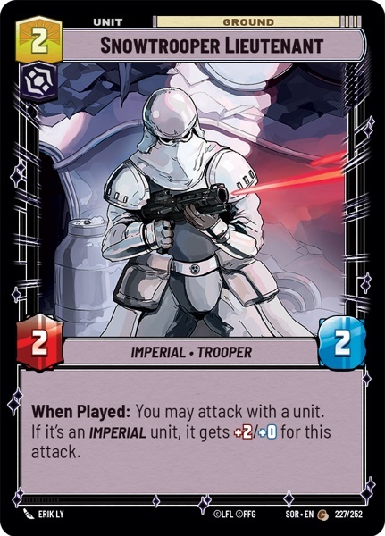 Snowtrooper Lieutenant - Foil