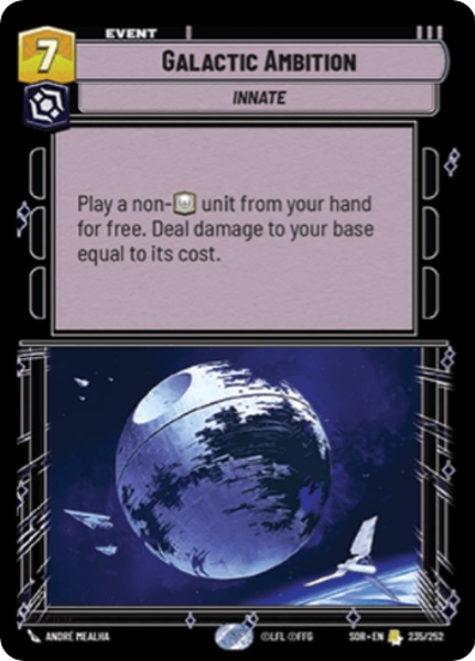 Galactic Ambition - Foil