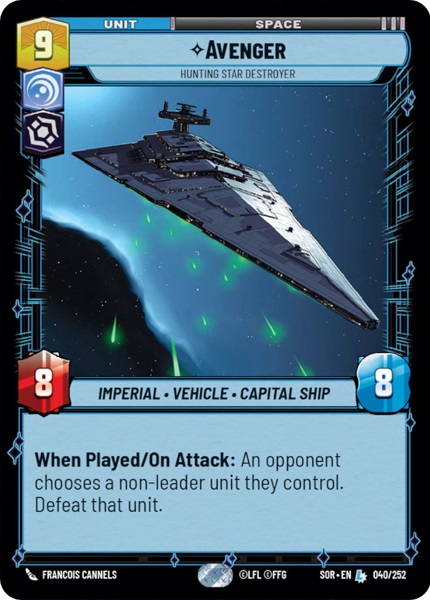 Avenger - Hunting Star Destroyer - Foil