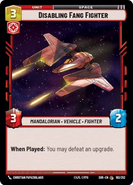 Disabling Fang Fighter - Foil