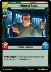 General Tagge - Concerned Commander - Foil