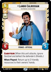 Lando Calrissian - Responsible Businessman - Foil