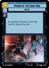 Power of the Dark Side - Foil