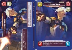 Sabine Wren - Galvanized Revolutionary - Showcase - Foil