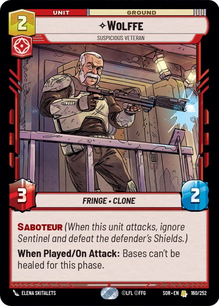 Wolffe - Suspicious Veteran - Foil