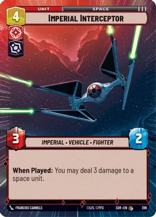 Imperial Interceptor - Hyperspace - Foil