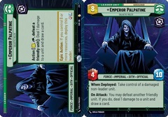 [DEPRECATED] (Do not exist) Emperor Palpatine - Galactic Ruler - Hyperspace - Foil