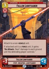 Fallen Lightsaber - Hyperspace - Foil