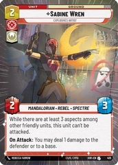 Sabine Wren - Explosives Artist - Hyperspace - Foil