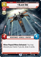 Black One - Scourge of Starkiller Base - Hyperspace - Foil