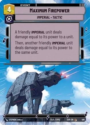 Maximum Firepower - Hyperspace - Foil