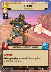 Bossk - Deadly Stalker - Hyperspace - Foil