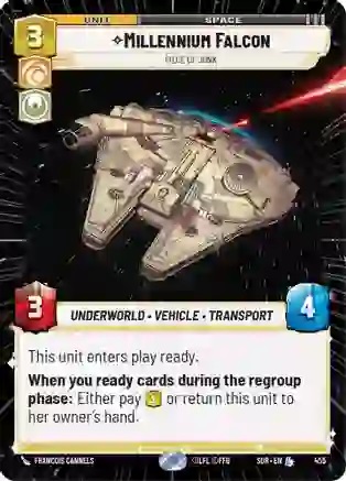 Millennium Falcon - Piece of Junk - Hyperspace - Foil