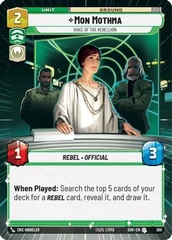 Mon Mothma - Voice of the Rebellion - Hyperspace - Foil