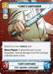 Luke's Lightsaber - Hyperspace - Foil