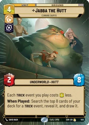 Jabba The Hutt - Cunning Daimyo - Hyperspace - Foil