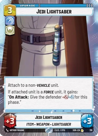 Jedi Lightsaber - Hyperspace - Foil