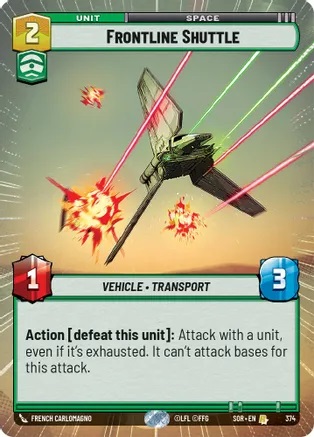 Frontline Shuttle - Hyperspace - Foil