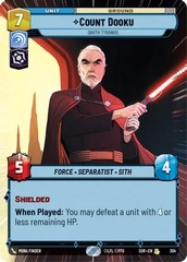 Count Dooku - Darth Tyranus - Hyperspace - Foil