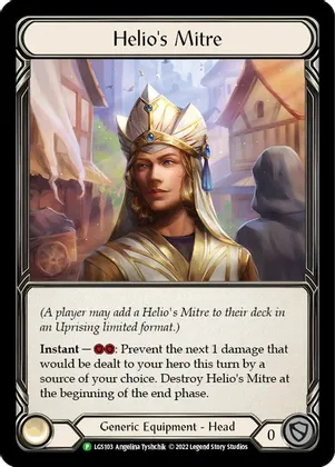 Helios Mitre - Rainbow Foil