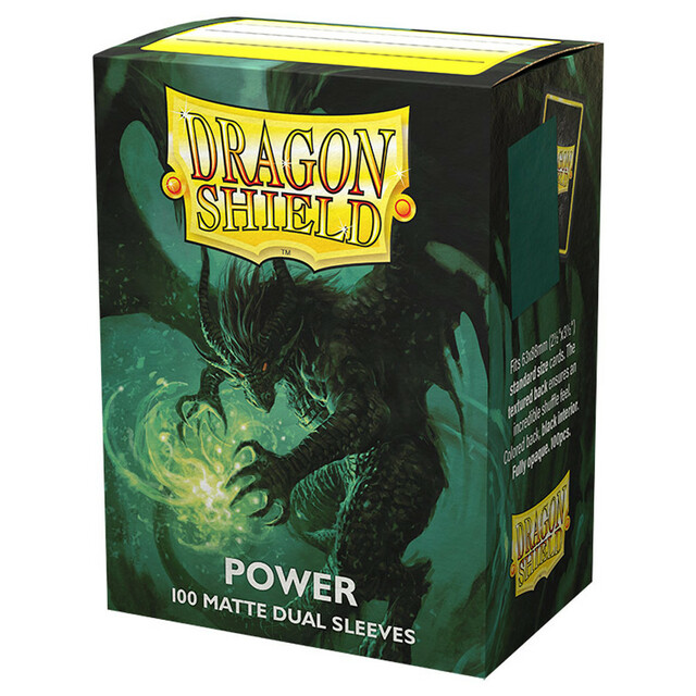 Dragon Shield Sleeves: Matte Dual - Power