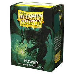 Dragon Shield Sleeves: Dual Matte - Power