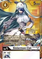 Sistermon Ciel - BT6-085 - R (2023 Store Top 4) - Foil