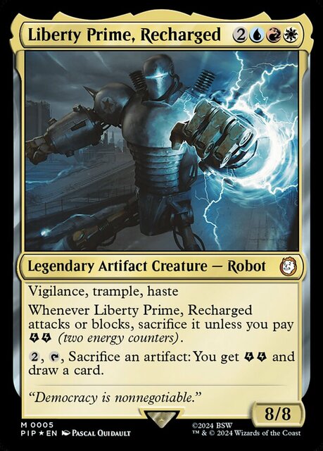 Liberty Prime, Recharged - Foil