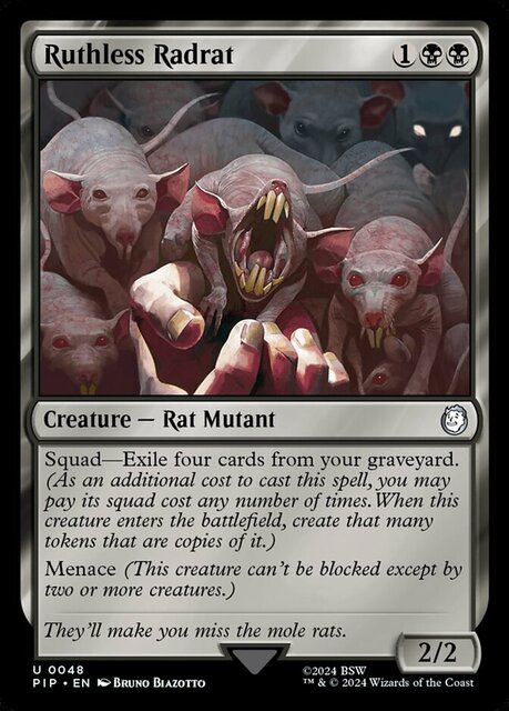 Ruthless Radrat - Foil