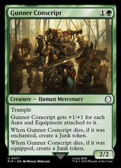 Gunner Conscript - Foil