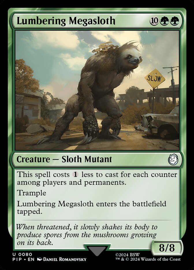 Lumbering Megasloth - Foil