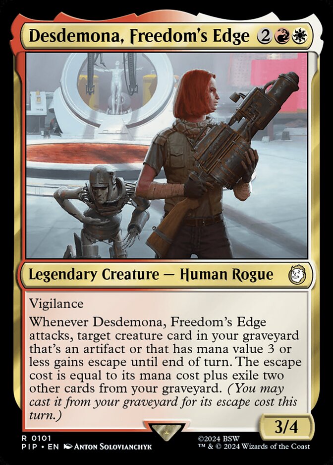 Desdemona, Freedoms Edge