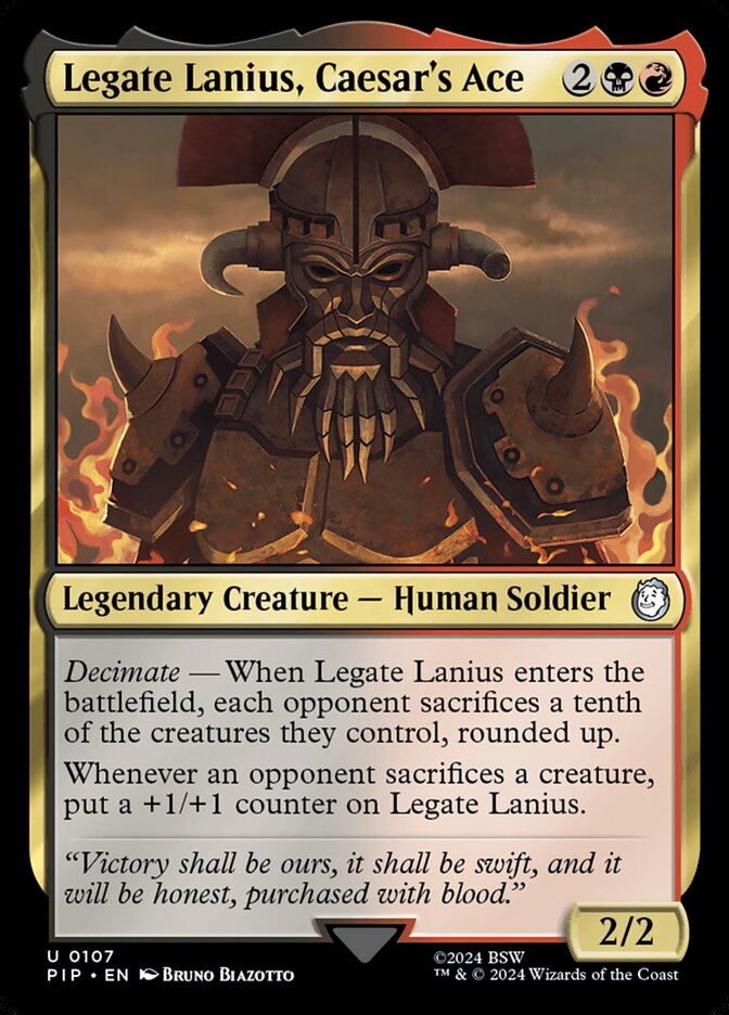 Legate Lanius, Caesars Ace - Foil