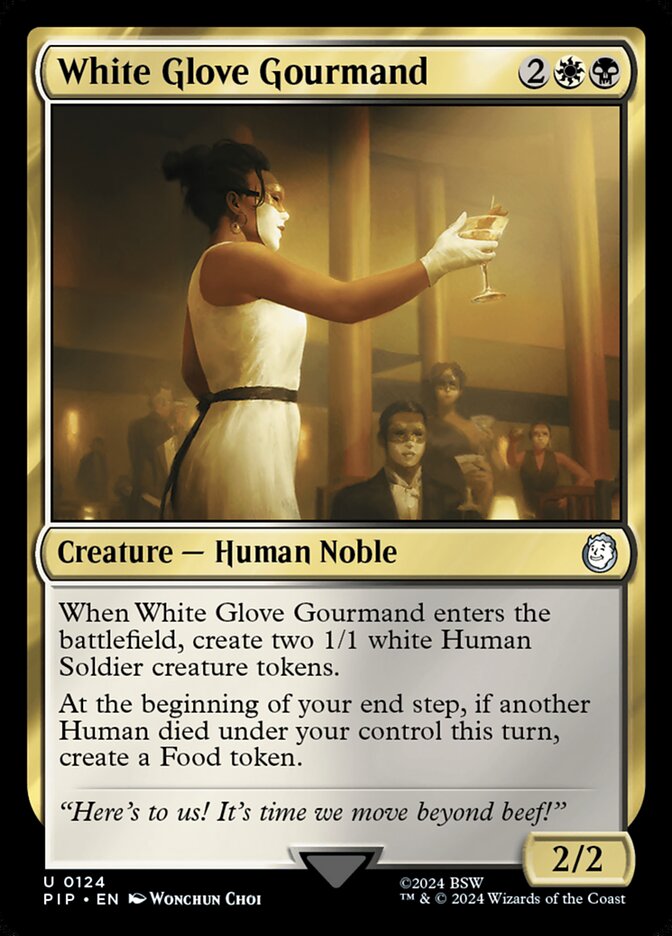 White Glove Gourmand - Foil