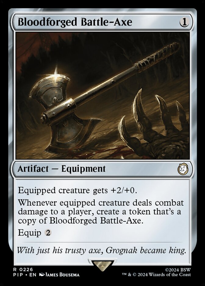 Bloodforged Battle-Axe - Foil