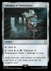 Talisman of Dominance - Foil