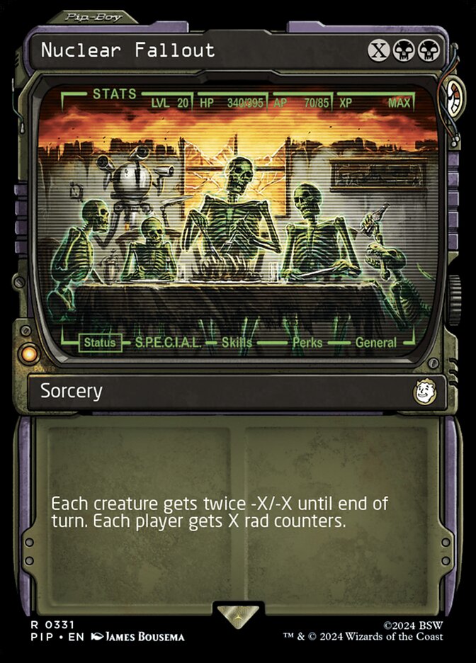 Nuclear Fallout - Foil - Showcase