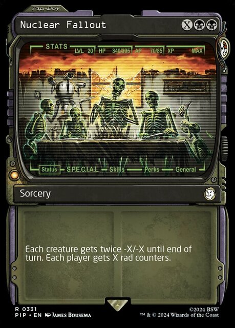 Nuclear Fallout - Foil - Showcase