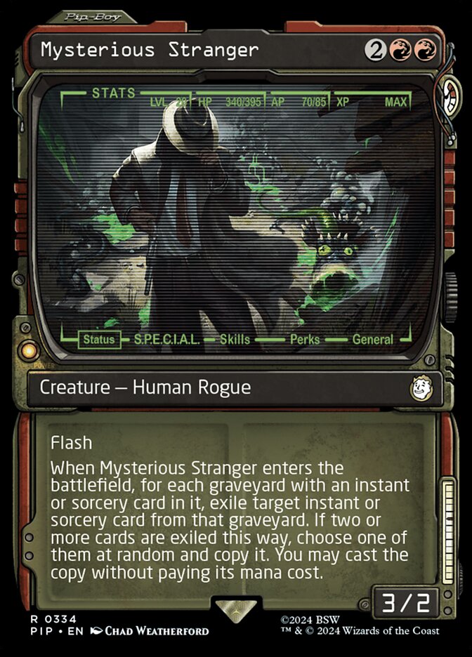 Mysterious Stranger - Foil - Showcase